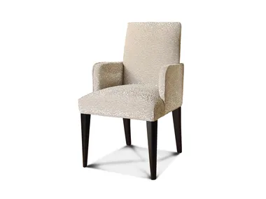 Sedia in tessuto con braccioli HOLLY Radice