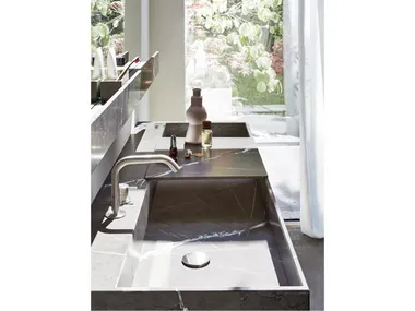 Lavabo da appoggio in marmo MONOVASCA Rexa