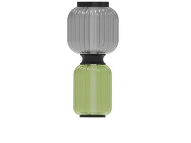 Lampada da soffitto a LED in ferro e vetro GREENBERRY Robin