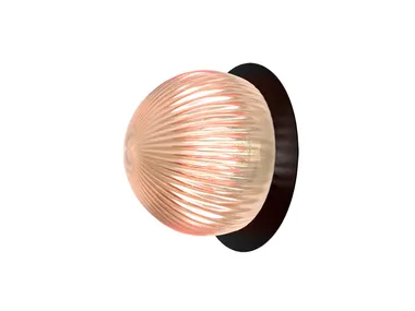 Lampada da soffitto / lampada da parete in vetro ROI DISC Robin