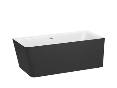 Vasca da bagno asimmetrica in Stonex® ONA 248638..0 Roca