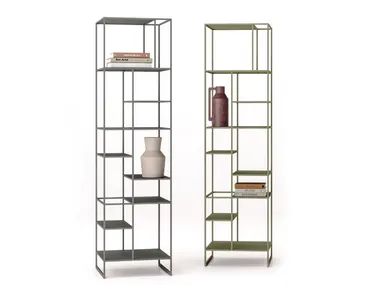 Libreria a giorno autoportante in metallo LEVIA STAND Ronda Design