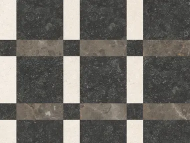 Mosaico in gres porcellanato effetto pietra OMBRA DI LUCE M2 Sapienstone