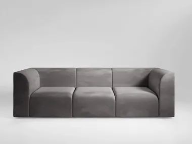 Divano in tessuto a 3 posti ARCHI Secolo