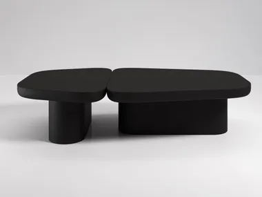 Tavolino basso in legno da salotto PANGEA Secolo