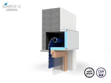 Cassonetto prefabbricato per avvolgibili SIMPLY C Sei System