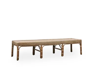 Panca in rattan LUIS Sika Design