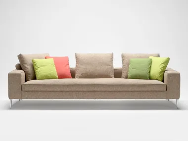 Divano sfoderabile in tessuto a 3 posti BACCARAT Siwa Soft Style