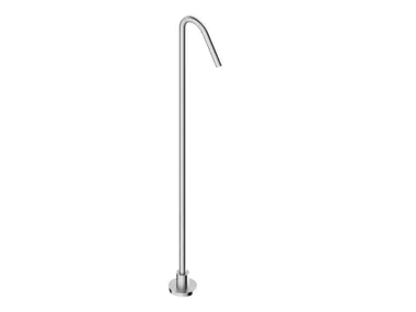 Bocca di erogazione da terra in acciaio inox per lavabo 0251330X Super Inox
