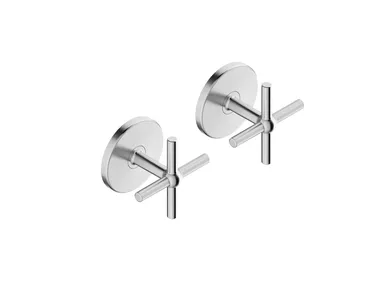 Miscelatore idroprogressivo in acciaio inox con deviatore NODO 0566410X Super Inox