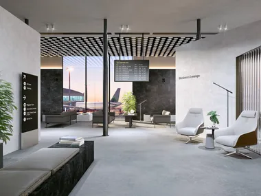 Pavimento/rivestimento in materiale riciclato effetto cemento WHITE CONCRETE Sustonable