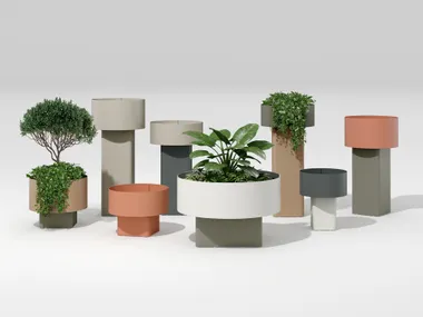 Vaso rotondo in metallo VERISSIMO Systemtronic