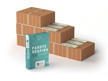 Muratura portante in laterizio spessore 41 cm PARETE RESPIRA® PORTANTE 41 T2D