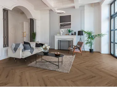 Pavimento in SPC effetto legno HERRINGBONE RIGID TARKETT