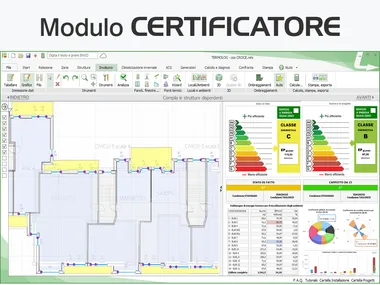 Certificazione energetica e progettazione termotecnica TERMOLOG - Modulo CERTIFICATORE LOGICAL SOFT