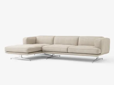 Divano con penisola INLAND AV42 &Tradition