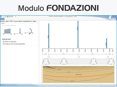 Progetto di travi di fondazione su suolo elastico TRAVILOG ELEMENTS - Modulo FONDAZIONI LOGICAL SOFT