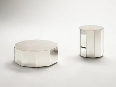 Set di tavolini in marmo COLONNA Tacchini