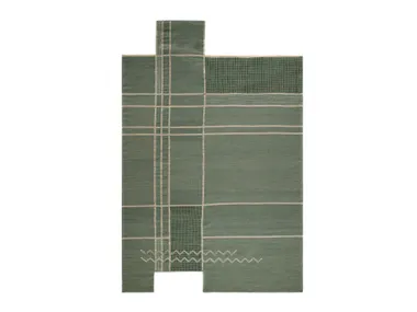 Tappeto fatto a mano in lana CAMINOS GREEN Tacto