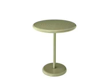 Tavolo da giardino in alluminio GROOVE ROUND TABLE Tom Dixon
