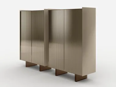 Credenza in vetro con ante a battente ATEREA Tonelli Design