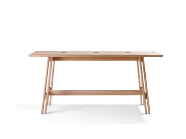 Tavolo rettangolare in legno massello ZUEL True Design