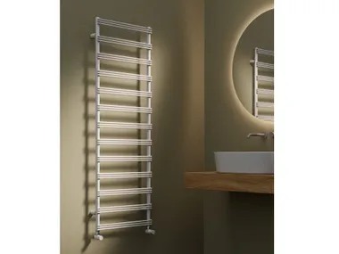 Scaldasalviette in acciaio a parete SMART 10 Tubes