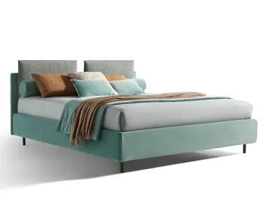 Letto matrimoniale con testiera imbottita FRICK Twils