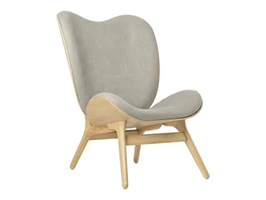 Poltrona in rovere con schienale alto A CONVERSATION PIECE TALL Umage