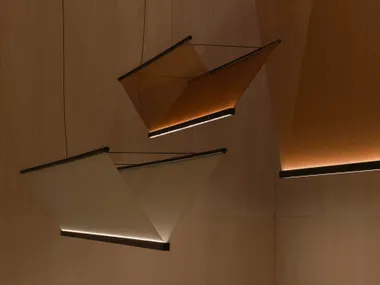 Lampada a sospensione a LED ARRAY LINE Vibia