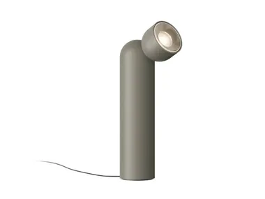 Lampada da terra a LED orientabile in alluminio PLUSMINUS SOLO Vibia