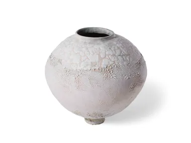 Vaso in argilla WHITE MOON Visionnaire