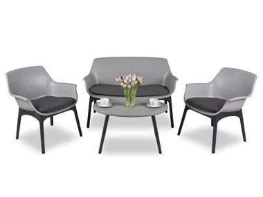 Lounge set da giardino in polipropilene LUXOR WS Design