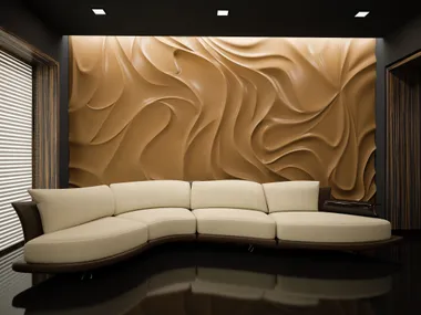 Pannello decorativo tridimensionale in gesso VELVET WallDeco