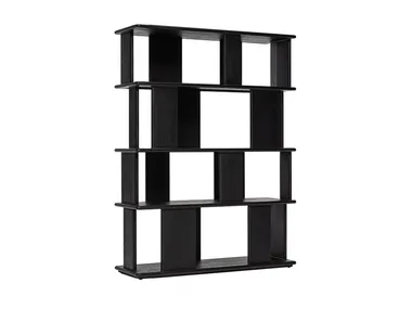 Libreria autoportante a giorno in legno massello BURLY Woak
