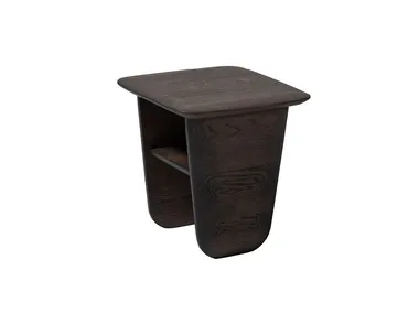 Tavolino quadrato in legno massello WING Woak