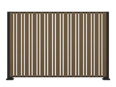 Parete divisoria modulare in alluminio FENCE FALLING SPRING YARDCOM