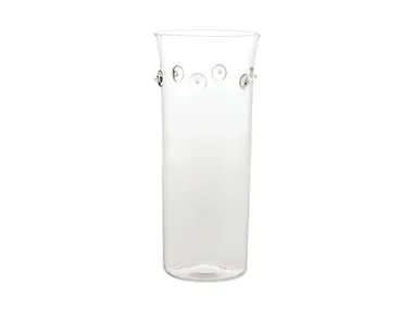 Vaso fatto a mano in vetro borosilicato PATÈA Zafferano