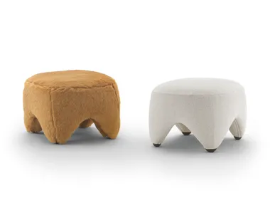 Pouf in tessuto YUZU arflex