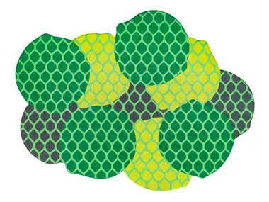 Tappeto in PET riciclato per esterni CITRUS LIME GAN