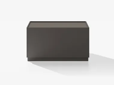 Comodino rettangolare in legno con cassetti CODE Poliform