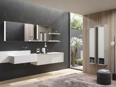 Mobile lavabo sospeso con cassetti D'ART 10 NOVELLO