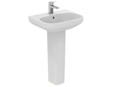 Lavabo singolo in ceramica con troppopieno I.LIFE A - T4512 Ideal Standard