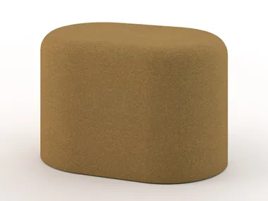 Pouf ovale in tessuto ISOLA IOC project partners