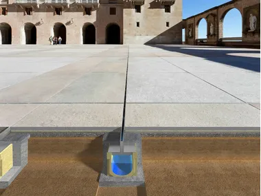 Elemento e canale di drenaggio CADITOIA A FESSURA ULMA Architectural Solutions
