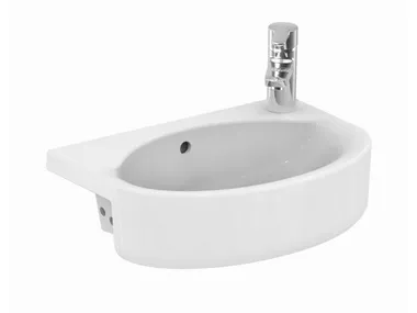 Lavabo a semincasso singolo ovale CONNECT SPACE - E1347 Ideal Standard
