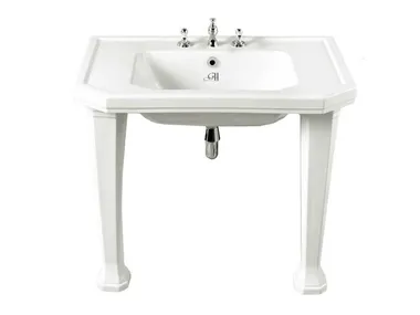 Lavabo a consolle in porcellana CLAREMONT | Lavabo a consolle Gentry Home