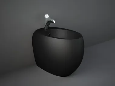 Bidet in ceramica a pavimento RAK-CLOUD MATT BLACK RAK Ceramics