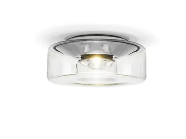 Lampada da soffitto a LED in alluminio e vetro CURLING serien.lighting