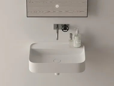 Lavabo sospeso singolo rettangolare YUNO WA Copenhagen Bath